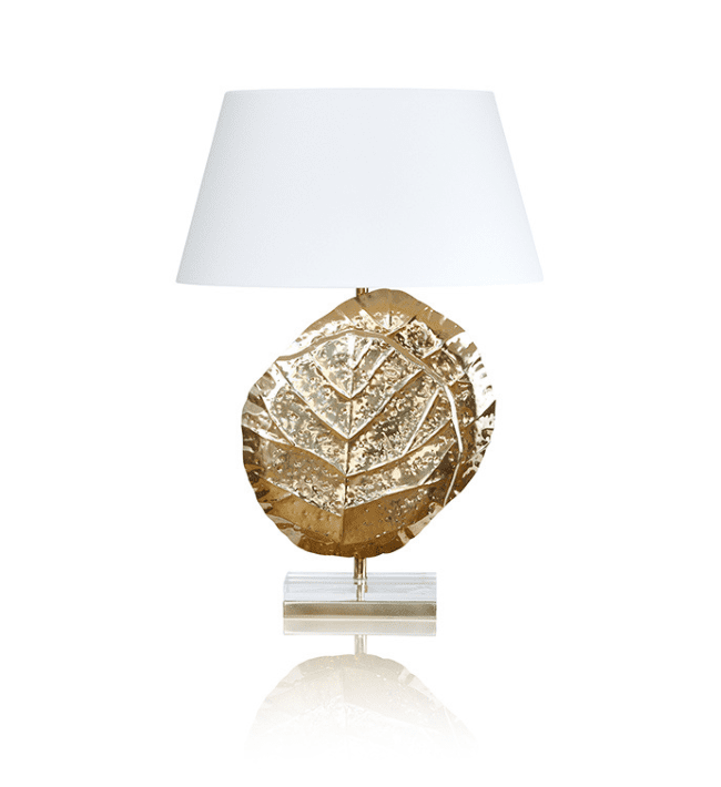 Gold Tropical Lamp