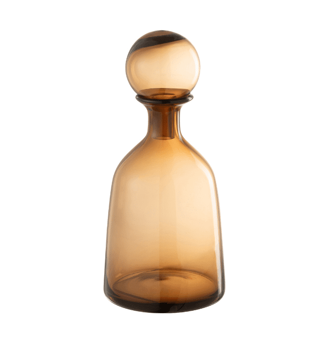 Bottle+Plug Regular Decorative High Glass Brown