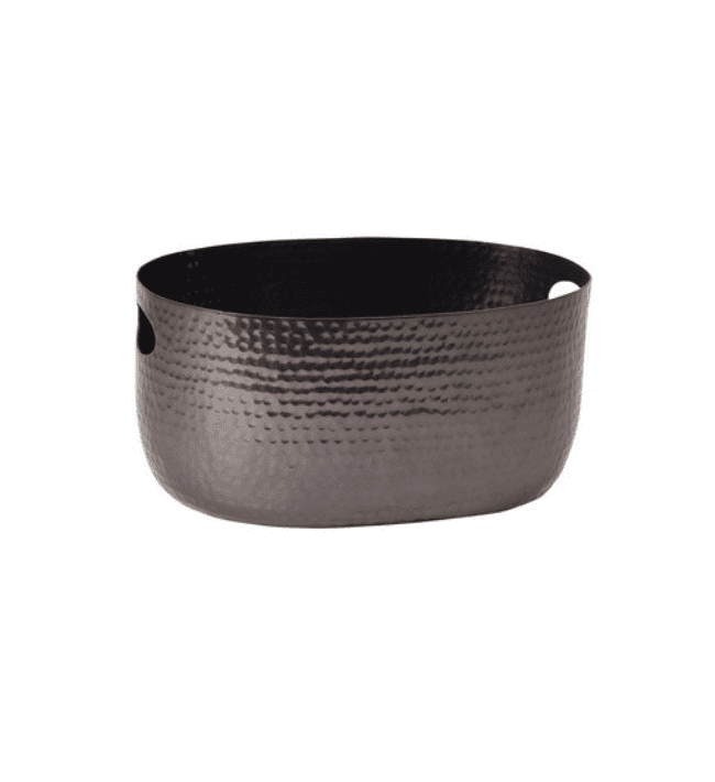 Bucket Champagne Pattern Aluminium Black